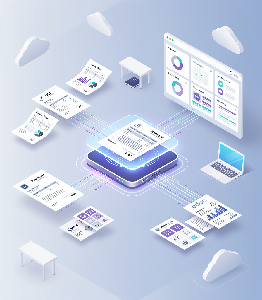 Il <strong>scanne vos documents</strong> et entre les données tout seul